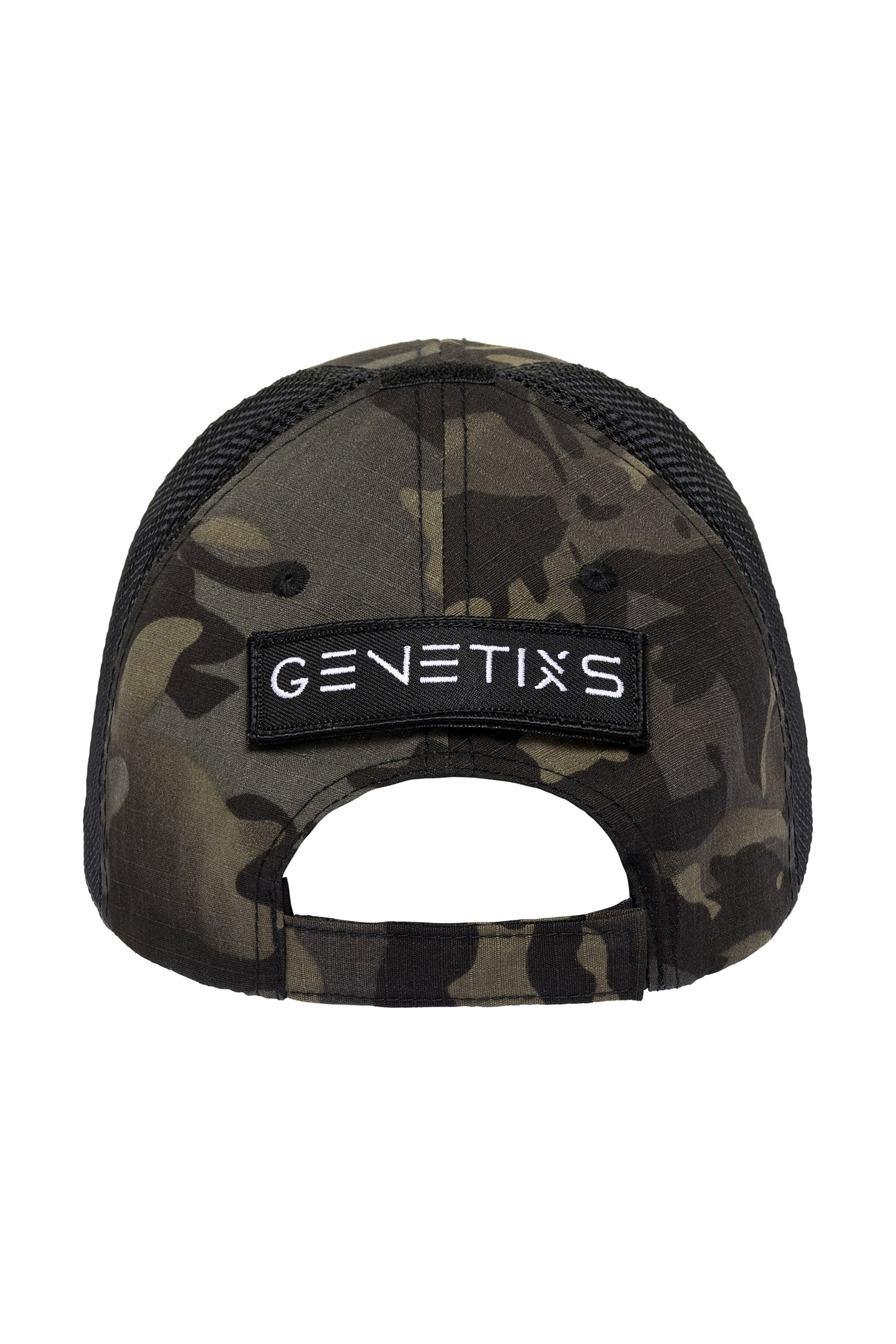 XbyG Velcro Black Military Camo Cap